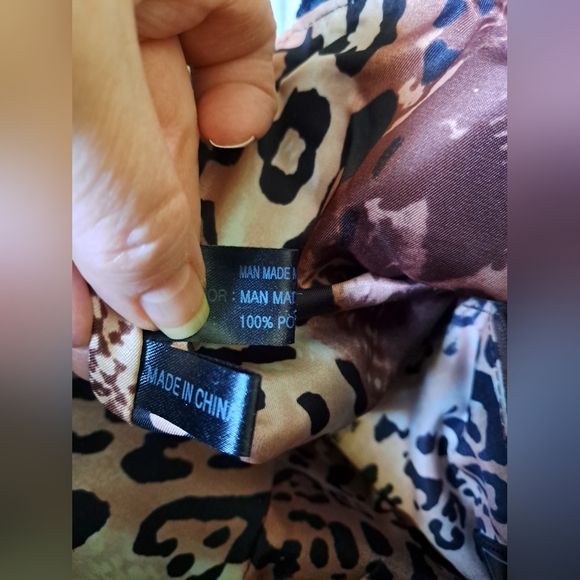 Rare Vintage Sharif Large Embroidered Denim Leather Jaguar Studded Shoulder Bag - Picture 11 of 14